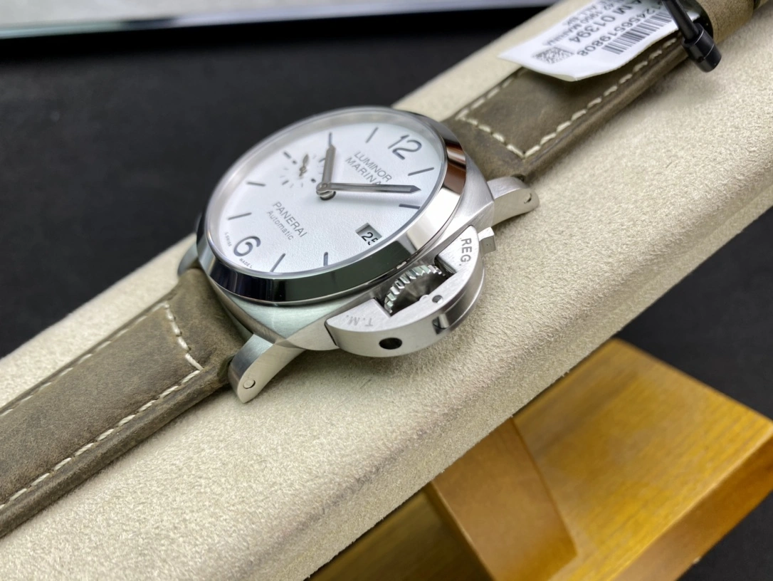 CBD Factory Panerai Luminor Marina 42mm White Dial Luminous Arabic Numerals Green Leather Strap Smooth Bezel(PAM01394) 1:1 Super Clone – DDP.9010 Movement OdorResistant 402